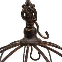 Produkt Korona metalowa do zawieszenia rdzawobrązowa Ø31cm H31cm