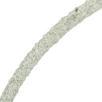 Produkt Dekoracyjny pierścień metalowy na drewnianej podstawce do dekoracji stołu, 43 cm