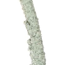 Produkt Dekoracyjny okrągły pierścień na drewnianej podstawie, metalowy, na suszone kwiaty, 52 cm