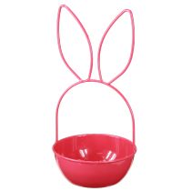 Produkt Doniczka wielkanocna, ozdoba, królik, metalowy koszyczek do użytku wewnątrz i na zewnątrz, 33 cm