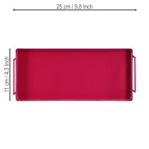 Produkt Taca o eleganckim designie zamieni każdy stół w stylowy i przyciągający wzrok przedmiot o wymiarach 25 cm