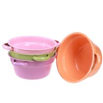 Produkt Miska metalowa dekoracyjna 4 kolory wiosenne Ø17cm 4 szt.