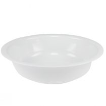 Produkt Miska metalowa, miska biała, emaliowana, Ø36cm W9,5cm