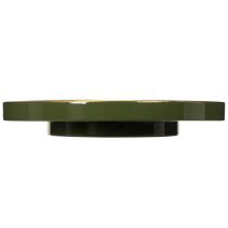 Produkt Taca dekoracyjna w kolorze zielonym ze złotym brzegiem, nowoczesna, 30 cm