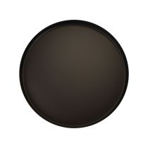 Produkt Taca metalowa okrągła podstawka na świece czarna Ø20cm W2,5cm 2szt