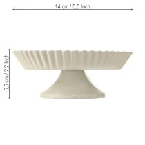 Produkt Metalowa płytka dekoracyjna szara z podstawą metalowa płytka Ø14cm 2 szt.
