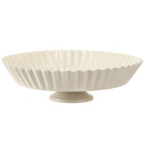 Produkt Metalowa płytka dekoracyjna w kolorze szarym retro z podstawą metalową Ø24cm 2szt.