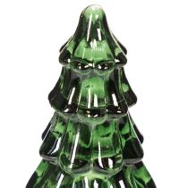 Produkt Szklana choinka z lampkami LED, dekoracja stołu, Boże Narodzenie, 13cm, 2 sztuki