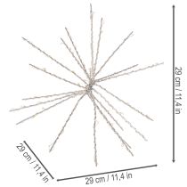 Produkt Dekoracyjna lampa LED Polar Star, ciepła biel, z timerem, do użytku zewnętrznego, 29 cm