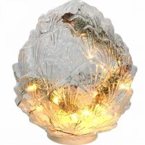 Światła LED Stożki LED Dekoracja świąteczna Timer Ciepła biel 19,5 cm