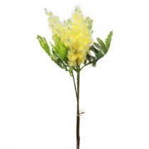 Sztuczna roślina akacja srebrna mimoza żółta kwitnąca 53cm 3szt