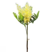Produkt Sztuczna Roślina Srebrna Akacja Mimoza Żółta Kwitnąca 53cm 3 Szt