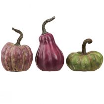 Produkt Mini dekoracja dyniowa zielona jagoda jesienna dekoracja różne 7,5/9/11cm 3 szt