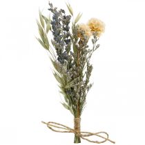 Mini bukiet z suszonych kwiatów boho, suszone kwiaty florystyka L22cm