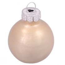Produkt Mini bombki choinkowe szklane bombki kaszmirowe Ø3cm 22 szt