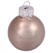 Produkt Mini bombki choinkowe szklane bombki kaszmirowe Ø3cm 22 szt