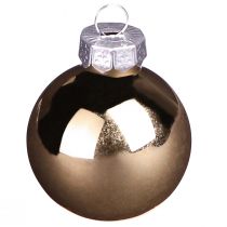 Produkt Mini bombki złotobrązowe mix szkła Ø3,5cm 22 szt