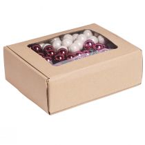 Produkt Mini bombki świąteczne na drucie Berry Mix Ø20mm 140 szt