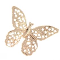 Produkt Mini motyle dekoracja kropkowana złota 3cm 50 szt
