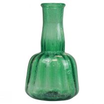 Produkt Mini szklany wazon Wazon na kwiaty zielony Ø8,5 cm W15 cm