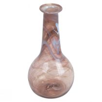 Produkt Mini szklany wazon wazon na kwiaty fioletowy Ø7,5 cm W15 cm