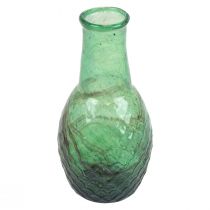 Produkt Mini wazon Wazon z zielonego szkła, wazon na kwiaty, diamenty, Ø6cm W11,5cm