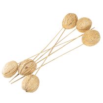 Produkt Kulki Mintolla bielone 8cm - 10cm dł. 46cm 6 szt.