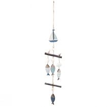 Produkt Morska dekoracja wisząca deco Wieszak morski dzwonek wietrzny 54cm