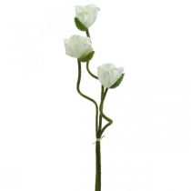 Sztuczny Kwiat Sztuczny Mak Kukurydza Róża Biała L55/60/70cm Zestaw 3