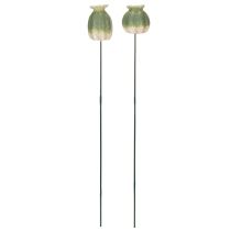 Produkt Dekoracyjny palik w kształcie strąka makowego do ogrodu sezonowego lub jako ozdoba balkonu, 41 cm, 4 sztuki
