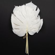 Produkt Liście Monstera bielone dekoracyjne na okno wys. 40cm 5 szt.