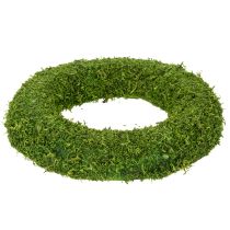 Produkt Dekoracyjny wianek z mchu do aranżacji sezonowych i indywidualnych projektów, 15 cm, 6 szt.