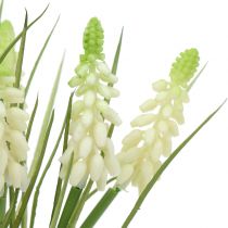 Produkt Hiacynty winogronowe w pęczku białym 30cm 15 szt