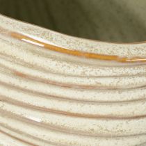 Produkt Ceramiczna doniczka z motywem ślimaka do wyjątkowych kompozycji roślinnych, 21 cm