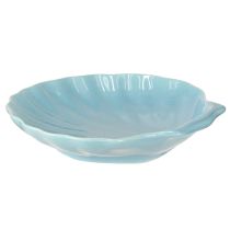 Produkt Talerz muszlowy miska morska ceramiczna niebiesko-biała 14cm 3szt