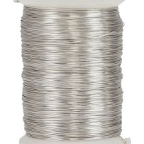 Drut florystyczny Drut mirtowy Drut ozdobny srebrny 0,30mm 100g 3szt