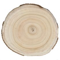Produkt Plaster drzewa, dzwonek, naturalny, Ø30-35 cm, plaster drewna DIY, Paulownia