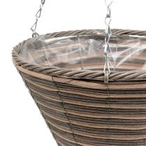 Kosz lekki worek stożkowy naturalny Ø30cm W36cm