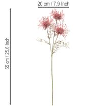 Produkt Sztuczna igielnica kwiatowa protea gałązka kwitnąca 65cm 3szt