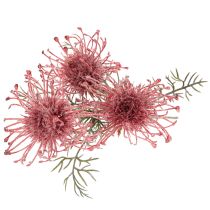 Produkt Sztuczna igielnica kwiatowa protea gałązka kwitnąca 65cm 3szt