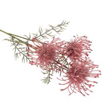 Produkt Sztuczna igielnica kwiatowa protea gałązka kwitnąca 65cm 3szt
