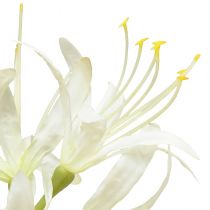 Produkt Nerine Guernsey Lilia Sztuczny kwiat Biały Żółty Ø15cm D65cm