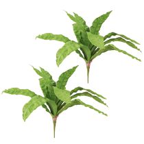 Produkt Rośliny sztuczne gniazdo paproci w kolorze zielonym 5,5×22cm 2szt