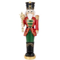 Produkt Figurka dekoracyjna Dziadek do orzechów, świąteczna dekoracja bożonarodzeniowa 59 cm