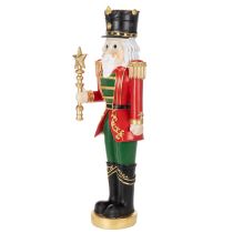 Produkt Figurka dekoracyjna Dziadek do orzechów, świąteczna dekoracja bożonarodzeniowa 59 cm