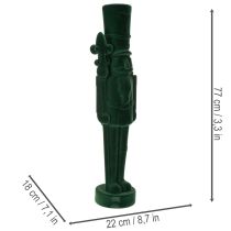 Produkt Figurka Dziadka do Orzechów, stojąca, dekoracja świąteczna, flokowana, 77 cm