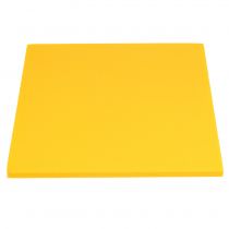 Pianka korkowa designerska talerze masa korkowa żółta 34,5cm × 34,5cm 3szt.