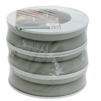 Produkt Wianek z pianki florystycznej w kolorze szarym H3cm Ø20cm 6 szt