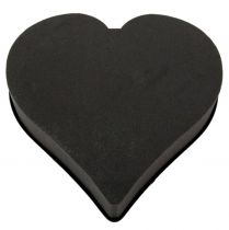 Pianka korkowa masa sercowa czarna 38cm 2szt.