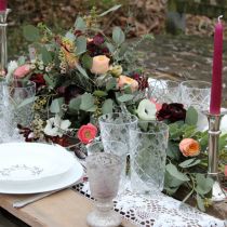 Produkt Materiał wtykowy dekoracja stołu pianka kwiatowa czarna 48cm 4 szt